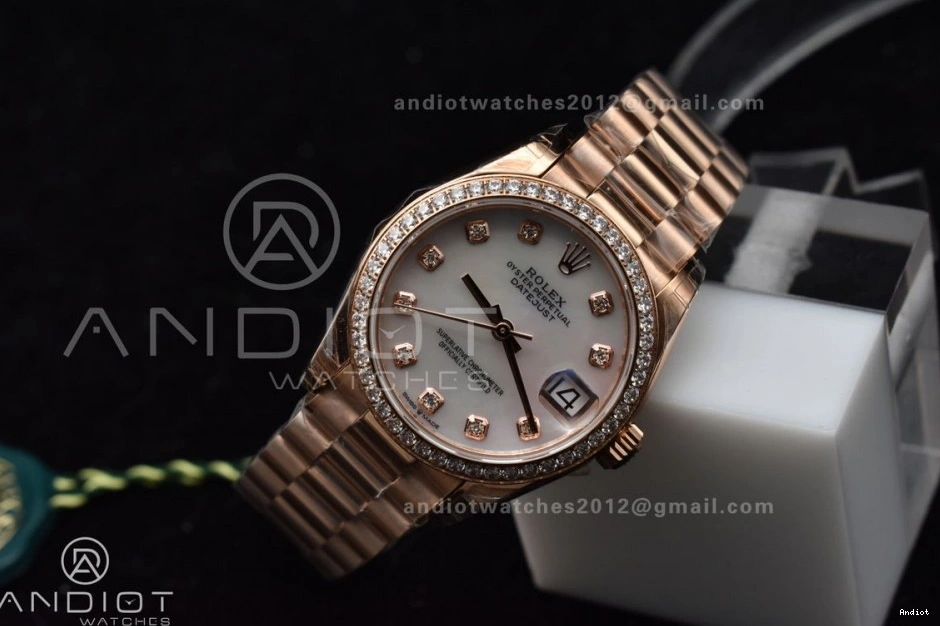 Sytle On MOP Bracelet and RG DateJust Full Dial GSF 316L 31 President Ladies Case Diamond 278275 Steel 0130